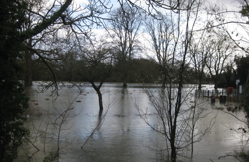 Extensive flooding